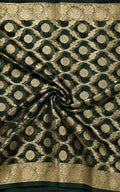 Premium Green Organza Saree - MAU NAQSH