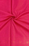 Premium Pink Brocade Saree - MAU NAQSH