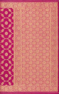 Rani Pink Organza Saree - MAU NAQSH
